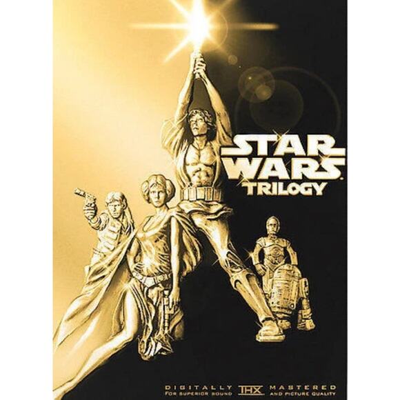 Star Wars Original Trilogy DVD Box Set Full Screen Remastered 2004 - Excellent - Picture 1 of 9
